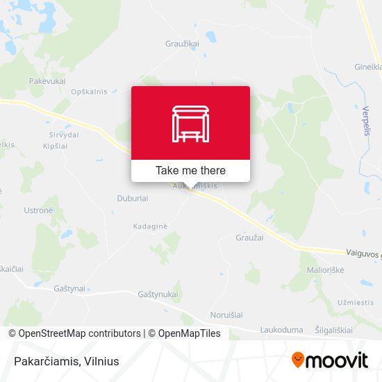 Карта Pakarčiamis