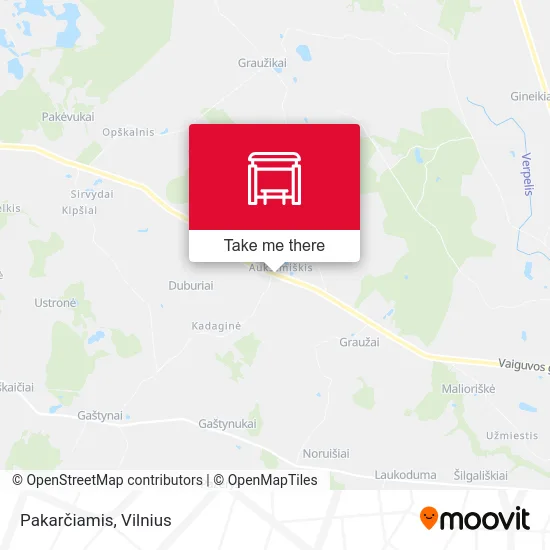 Карта Pakarčiamis
