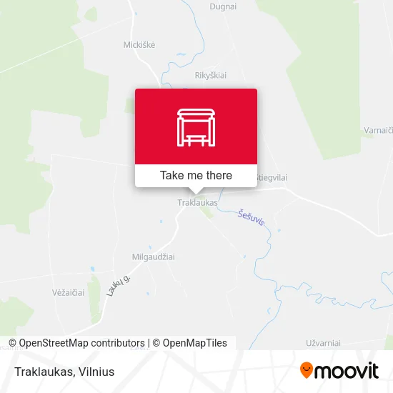 Карта Traklaukas