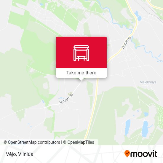 Карта Vėjo