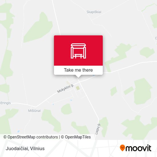 Карта Juodaičiai