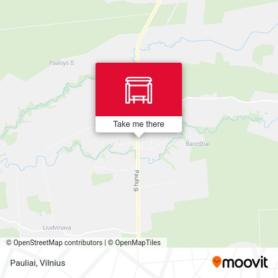 Карта Pauliai