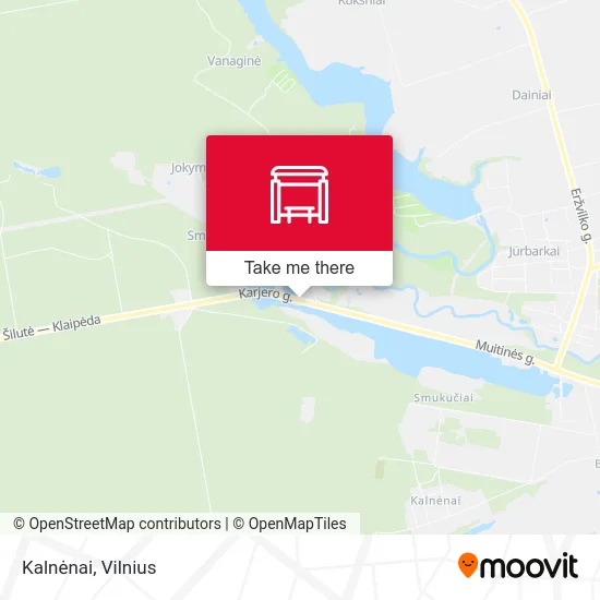 Карта Kalnėnai