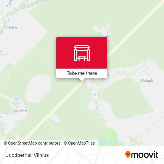 Карта Juodpetriai