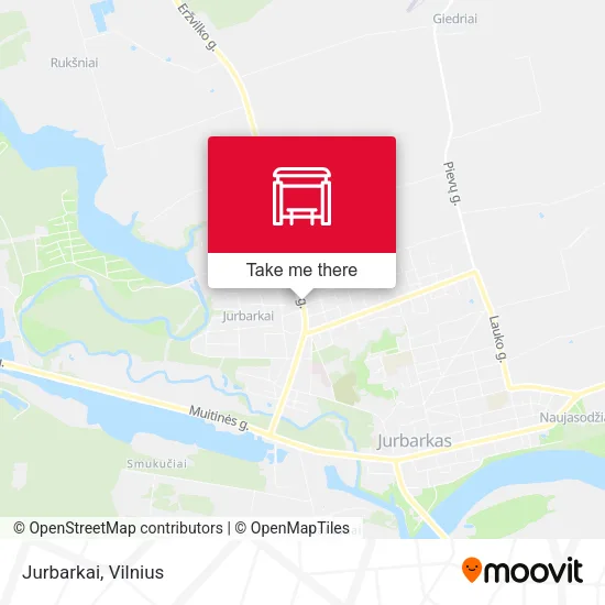 Карта Jurbarkai