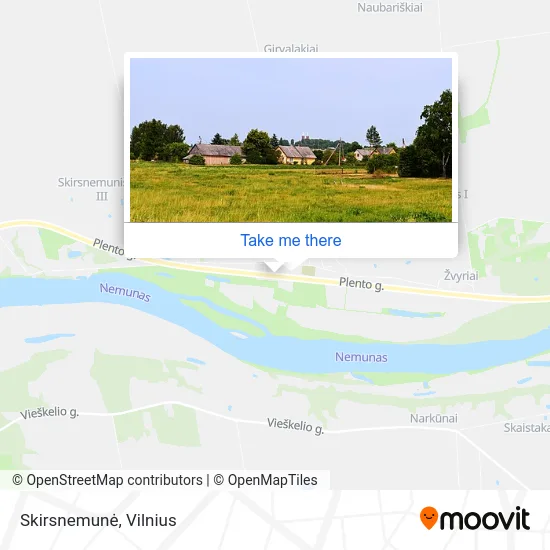 Карта Skirsnemunė