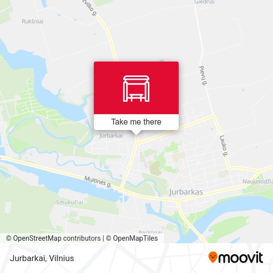 Карта Jurbarkai