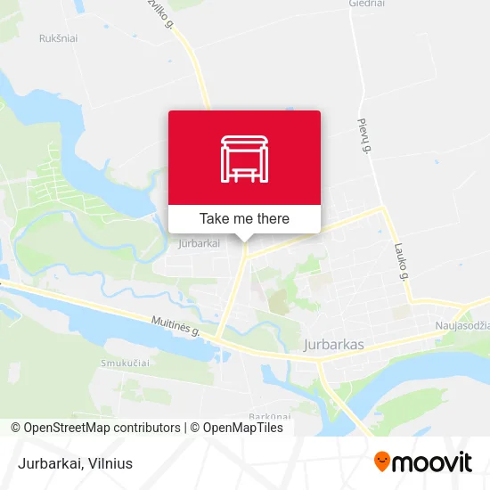 Карта Jurbarkai