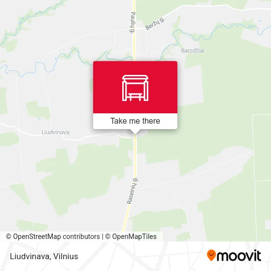 Карта Liudvinava