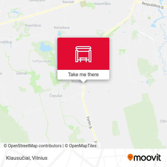 Карта Klausučiai
