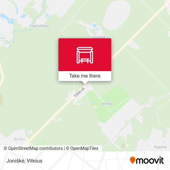 Карта Joniškė