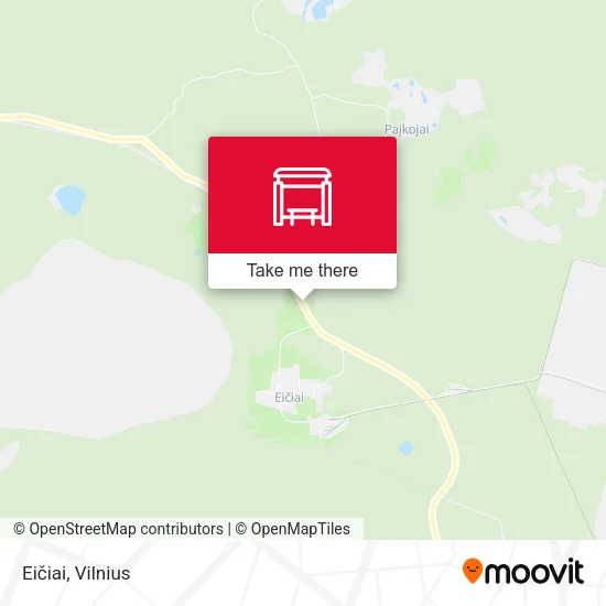 Карта Eičiai