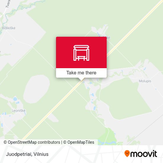 Карта Juodpetriai