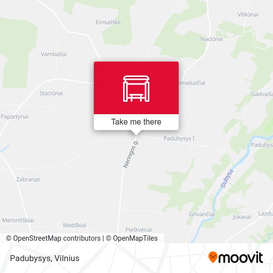 Карта Padubysys