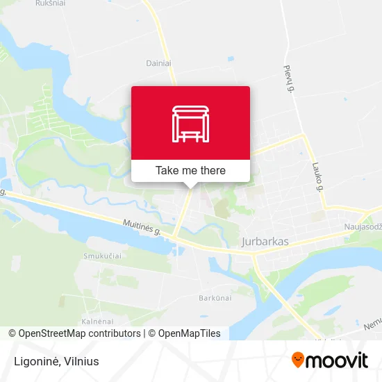Карта Ligoninė