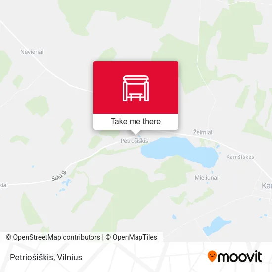 Карта Petriošiškis