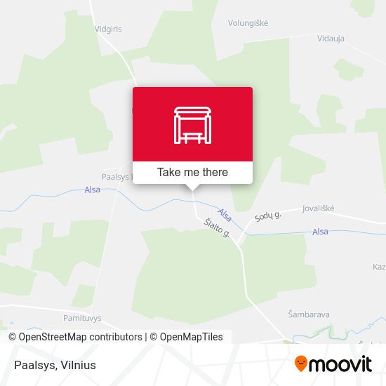 Карта Paalsys