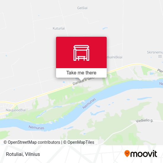 Карта Rotuliai