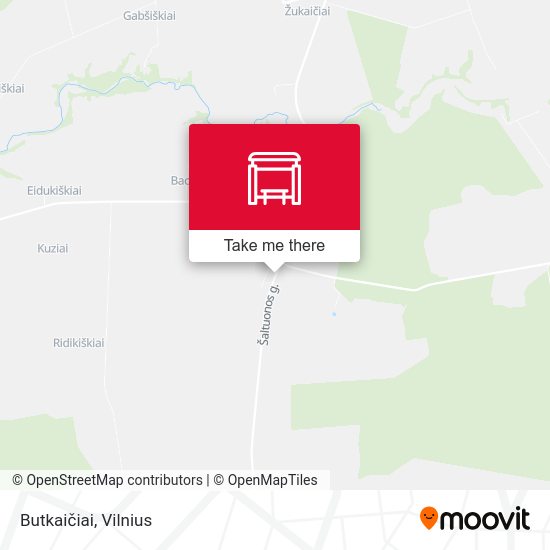 Карта Butkaičiai