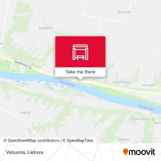 Карта Veliuona