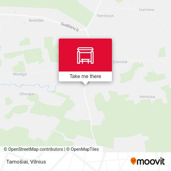 Карта Tamošiai