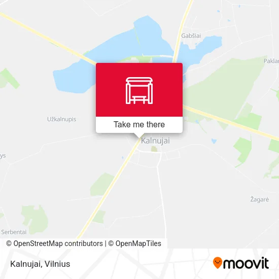 Карта Kalnujai