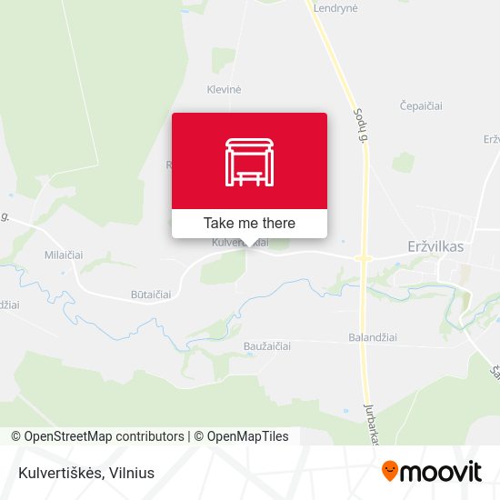 Карта Kulvertiškės