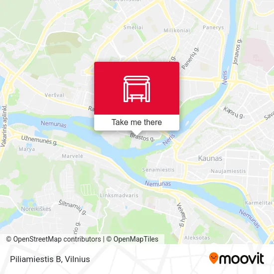 Карта Piliamiestis B