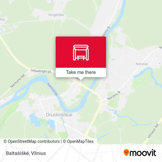 Карта Baltašiškė