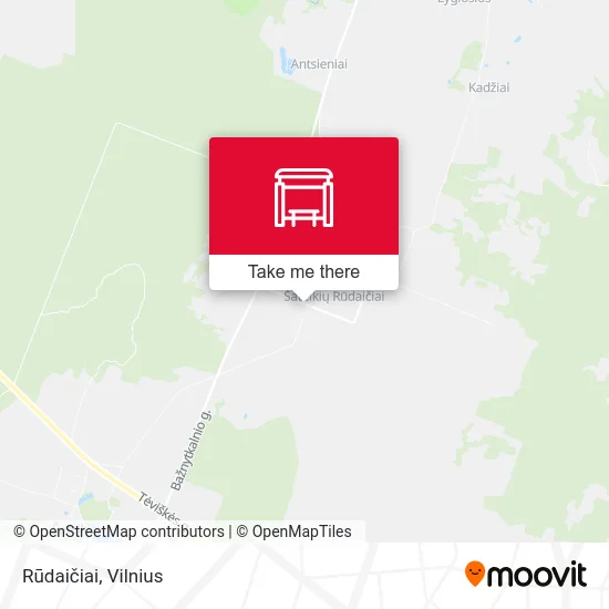 Карта Rūdaičiai