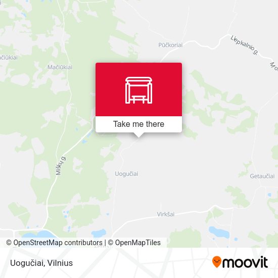 Карта Uogučiai