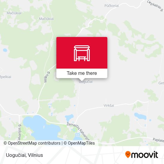 Карта Uogučiai