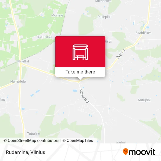 Rudamina map