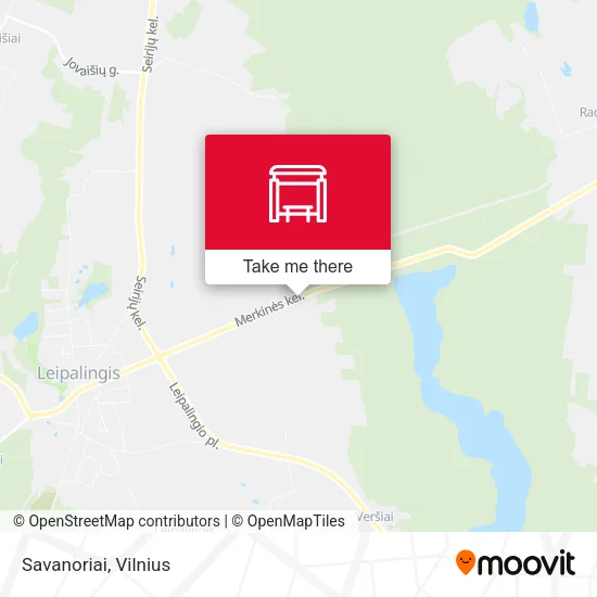 Карта Savanoriai