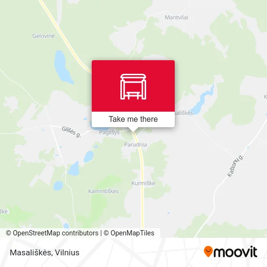 Карта Masališkės