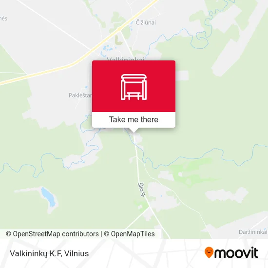 Карта Valkininkų K.F