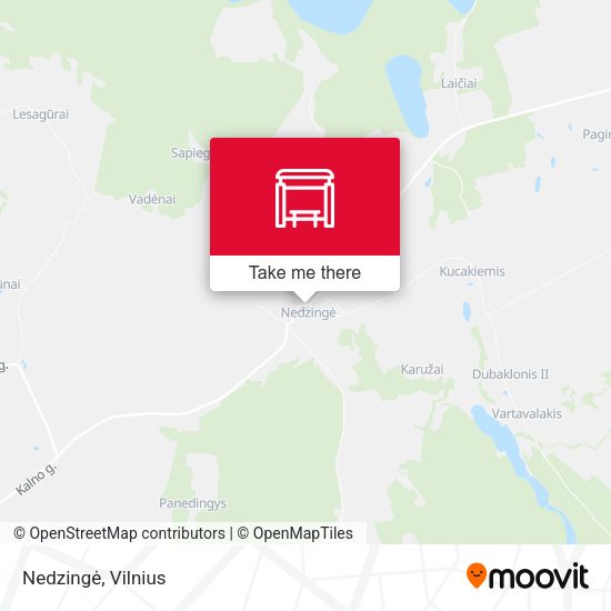 Карта Nedzingė