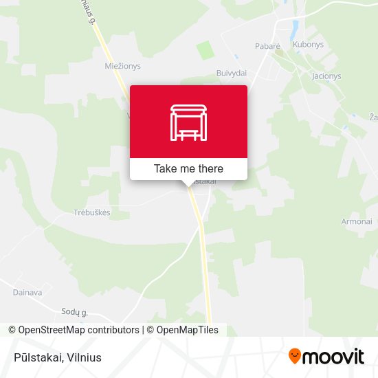 Карта Pūlstakai
