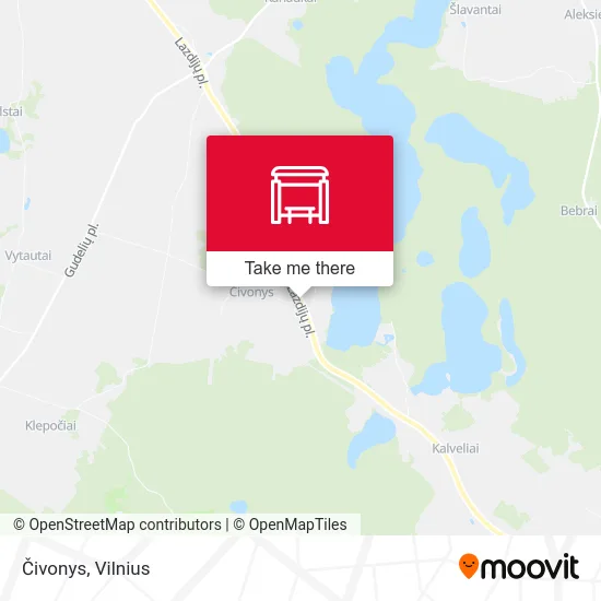 Карта Čivonys