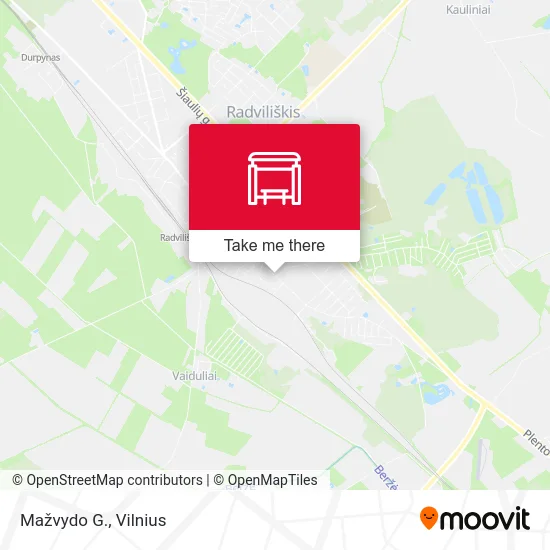 Карта Mažvydo G.