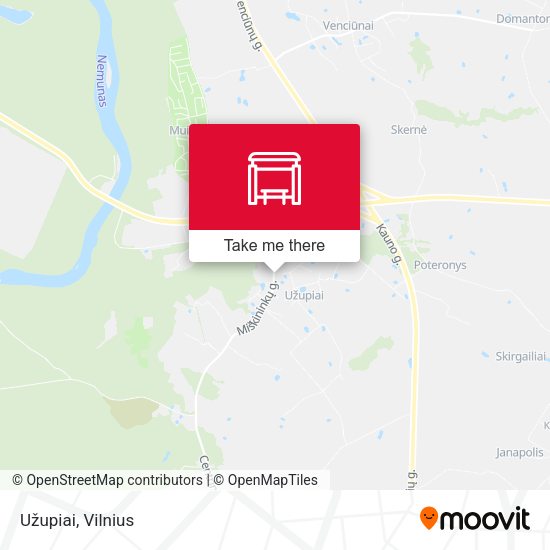 Карта Užupiai