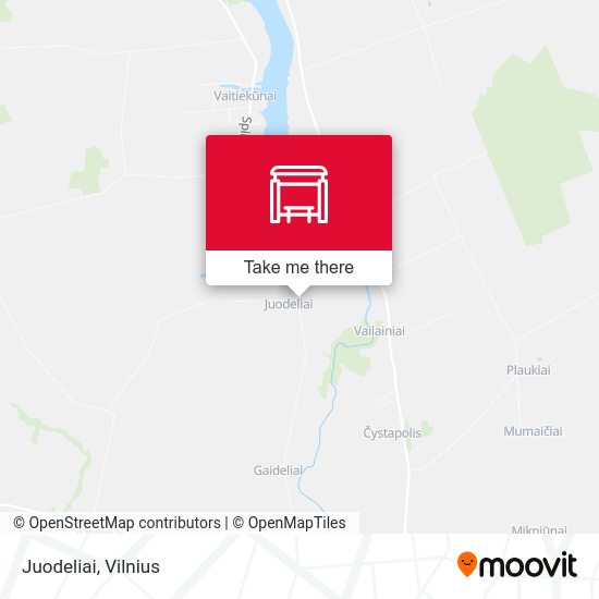 Карта Juodeliai
