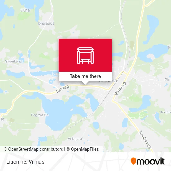Карта Ligoninė