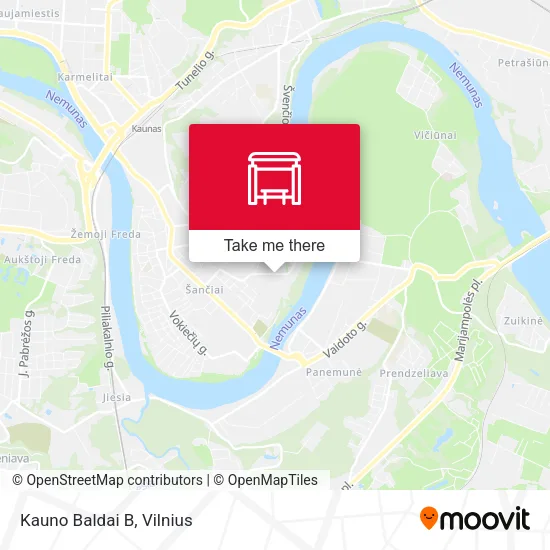 Карта Kauno Baldai B