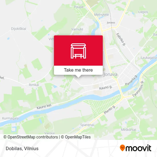 Dobilas map