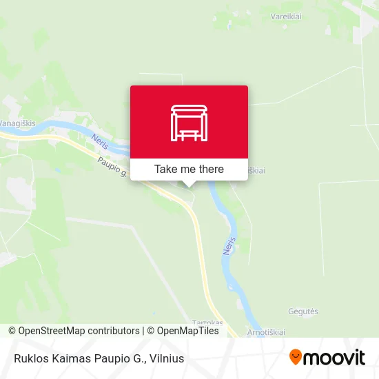 Карта Ruklos Kaimas Paupio G.