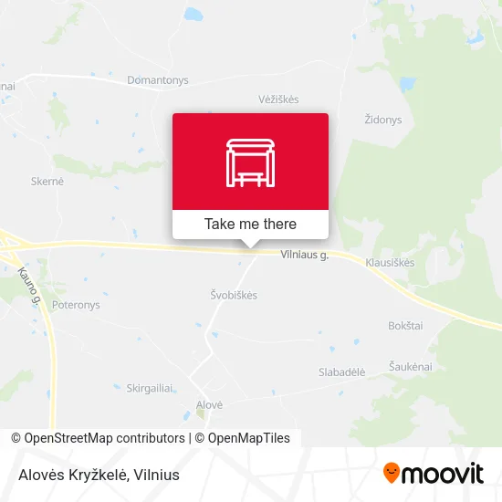 Карта Alovės Kryžkelė