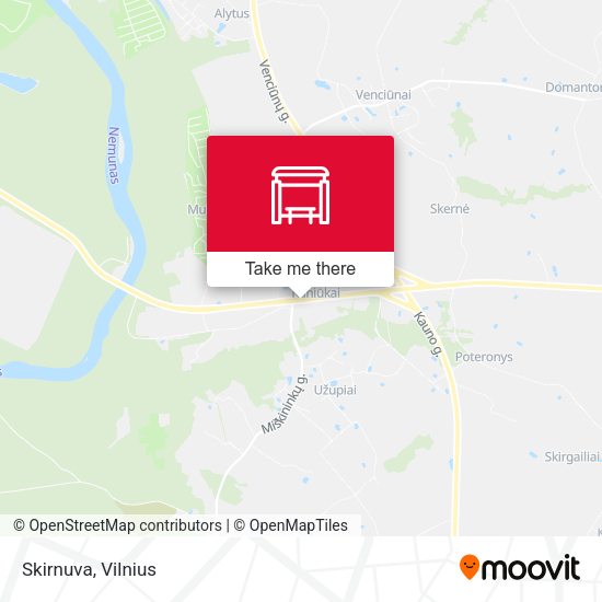Карта Skirnuva