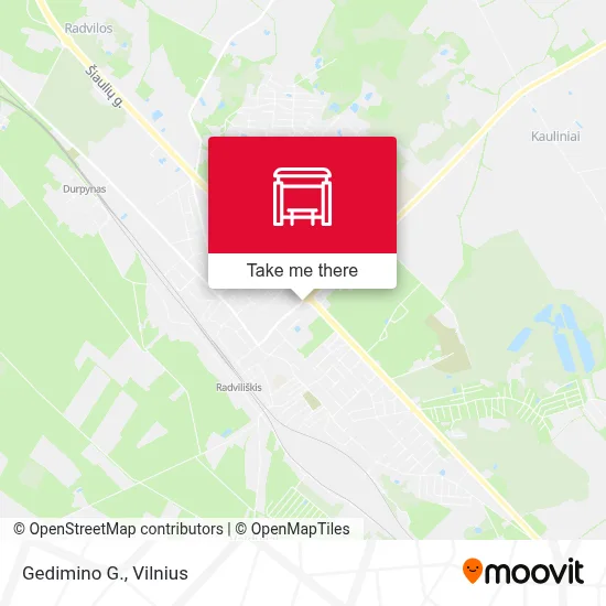 Gedimino G. map