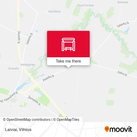 Карта Laiviai